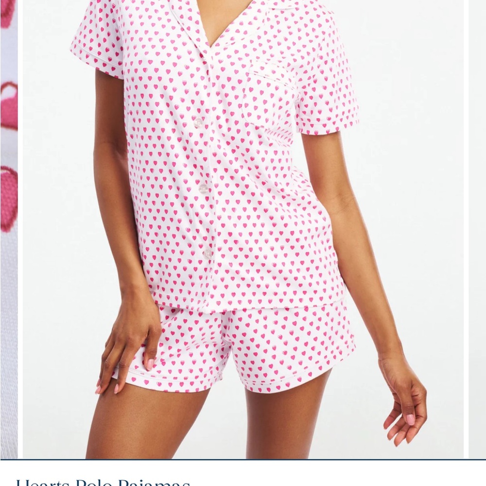 Roller Rabbit Heart Polo Pajamas